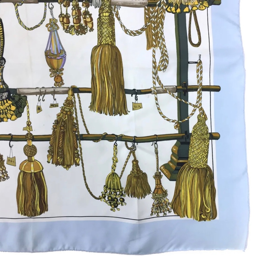 HERMES Pasementerie Carre 90 Multicolor Silk%100 - Picture 5 of 9